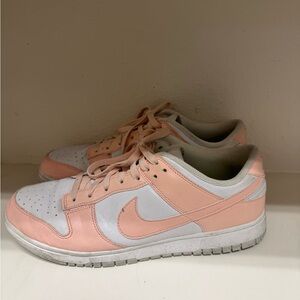 Women's Pink and White Sneakers